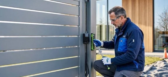 Experienced_technician_installing_a_premium_automatic_slidin-1 Experienced_technician_installing_a_premium_automatic_slidin-1