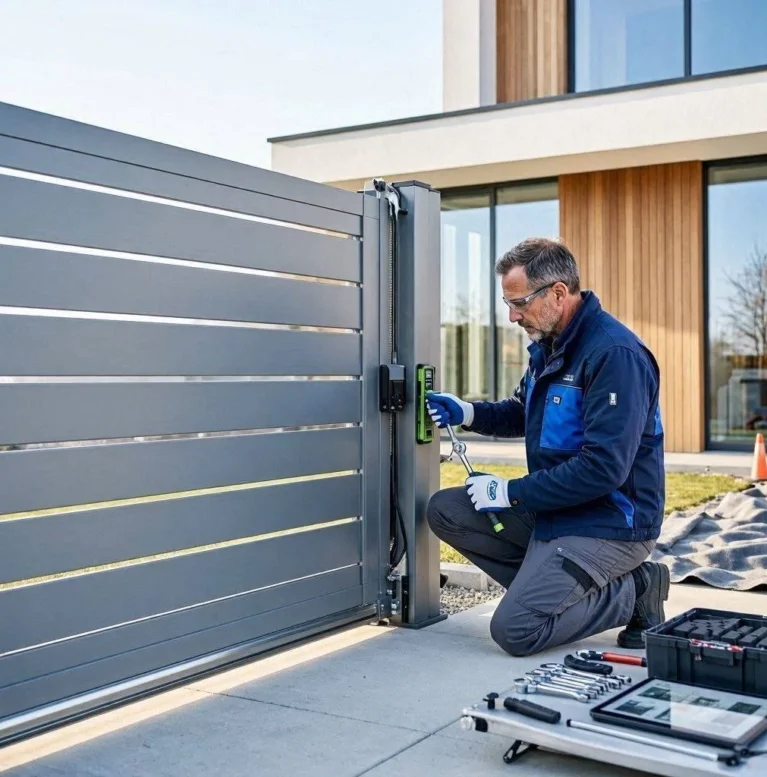 Experienced_technician_installing_a_premium_automatic_slidin-1